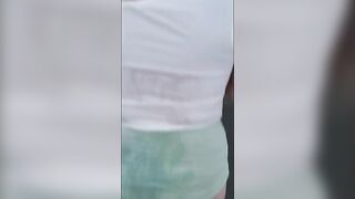 Trashy mother I'd like to fuck has to walk home overspread in piddle after night out. Comedy