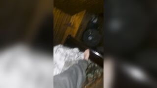 I'm riding his schlong real quick.