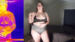 Sports Brassiere Try-On COMPLETE COLLECTION with Boob Bounce Tests and Bare Twerk Tease (4K Landscape)