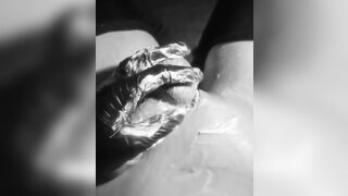 edging my hairless penis x pov cumload x ball stretching