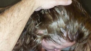 Lovely schlong in mamma's throat