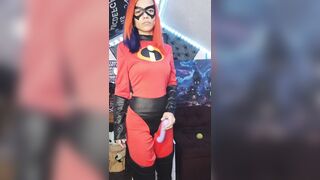 Mrs. Incredible Cums In Dress
