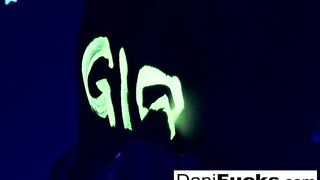 Pornstar Dani plays with her juicy twat