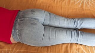 Stepson enjoys my booty and hard with her large dong, this chab puts it in my anal opening
