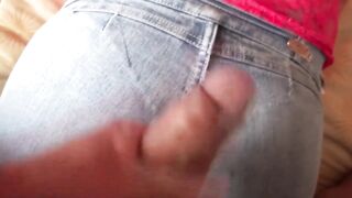 Stepson enjoys my booty and hard with her large dong, this chab puts it in my anal opening