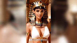 Queen Cleopatra Worships Your Rod - POV Fellatio, Wild Riding & Doggy, Huge Facial Explosion (AI Generated)
