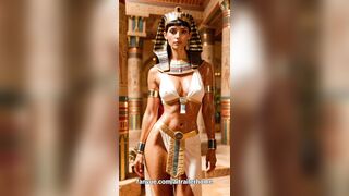 Queen Cleopatra Worships Your Rod - POV Fellatio, Wild Riding & Doggy, Huge Facial Explosion (AI Generated)
