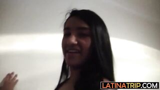 Hawt Latina Samara drank large penis and enjoyed coarse sex