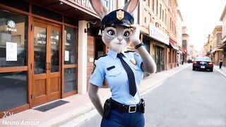 Yiff Zootopia: Judy Hopps and Nick Wilde - Cunning Fox Screws Bunny after work