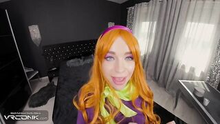 VR Conk: Hot Ginger Daphne Sucks And Screws in The Booty In Porn Parody