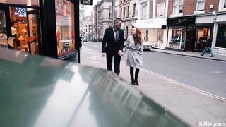 KILLERGRAM - Pretty Redhead Ella Hughes Rides A Large Shlong With Excitement, Then Gets A Hawt Load On Her Trimmed Cunt