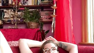 Hawt Excited AltBabe Wishes U to Jerk Off to Her Feet & Bushy Juicy Snatch Bust on Her Large Naturals SLOMO