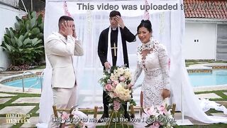 The Martix Wedding Chapter IV - Mariana Screws the Priest in a Bath After Getting Married