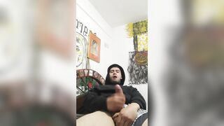 Verga dura y grande de viene a chorros