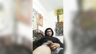 Verga dura y grande de viene a chorros