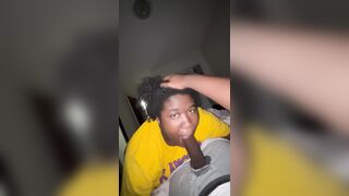 TOOK THAT DONG TO THE BACK OF MY MOUTH