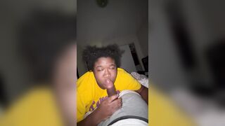 TOOK THAT DONG TO THE BACK OF MY MOUTH