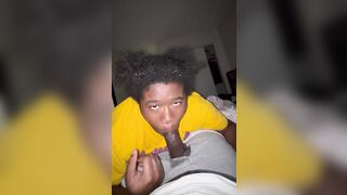 TOOK THAT DONG TO THE BACK OF MY MOUTH