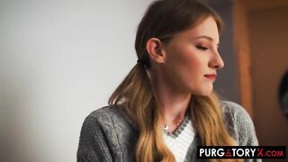 Cute babysitter deepthroats her fresh boss's penis