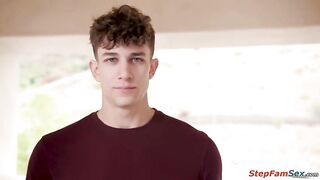 My stepcousin drops his towel and now Im facing his large jock.Small Leana Lovings can't assist herself and sucks him.The breasty brunette hair is twat licked