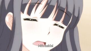 Manga chaps gets to play around 4 large breasty angels