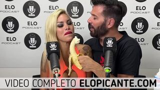 CHICHA LOCA PRUEBA LA BANANA CON ELO PODCAST