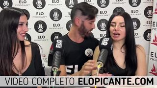 MIELSITA Y ALMENDRA MUESTRAN LA TANGA EN EL CUARTO PICANTE