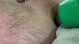 Masturbating whilst caged