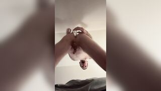 Early morning anal play