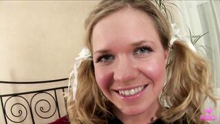 That babe desires that hard dong inside her... so that babe gets legs widen wide open to receive it as unfathomable as possible inside her womb in heat. Caleb B got so fortunate, and this chab makes her groan so loud.
