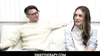 JC Wilds and her stepdad Celtic Metallic having a therapy session with Dr Lily Lane that end up making 'em comfy with every other