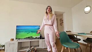 Gorgeous blond with a large butt rides me hard until the last ejaculation