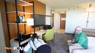 Wife Denies Spouse Sex So This guy Cheats With Lalin girl Housekeeper on Vacation!