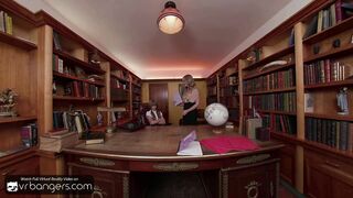 VR Bangers: Slim Cutie Bangs and Sucks Principal’s Massive Schlong