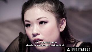 PURE TABOO Mourning Lonely stepbae Lulu Chu ENTREATS Mature Neighbour To Ruin Her - SPANISH SUBTITLES