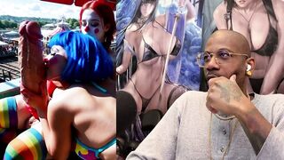 Large Breast Transgender Weenie Beauty Cums All Over Whilst Getting Deepthroated, Transgender Clown With A Thicc Wet Cummy Dick, Jerking Off A Transgender Oriental In The Car Until This babe Cums Hard, AI Generated