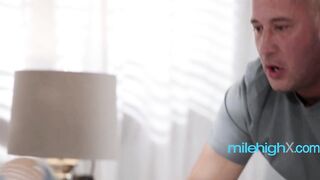 Girlfriend's Incredible Titties Keep A Dude Unproductive, In Daybed & Cheerful