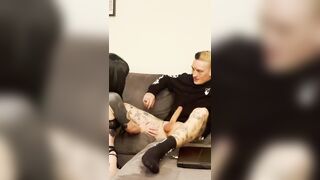 lewd girlfriend caught me wanking and started ass fucking my booty