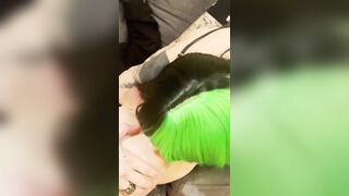 lewd girlfriend caught me wanking and started ass fucking my booty