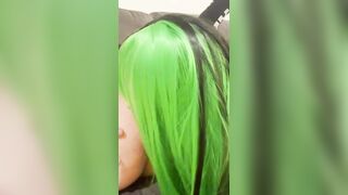 lewd girlfriend caught me wanking and started ass fucking my booty