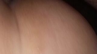 PLAYING WITH MY LARGE BUTT. DOGGY STYLE, MISSIONARY AND I RODE HIM TO A CREAMPIE