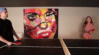 My boyfriend is betting me on his game and this guy has to see me have sex with his ally and his girlfriend - Ambar Prada