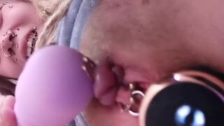 Clitoris pumping and tourniquet extraordinary fetish kinky solo female large clitoris sex tools real climax anal