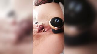 Clitoris pumping and tourniquet extraordinary fetish kinky solo female large clitoris sex tools real climax anal