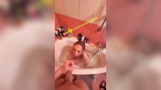 this guy cummed on me and wiped it on my tongue