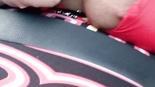 Flashing large melons whilst driving on the freeway full clip