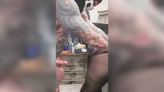 Masked Stud Screws mother I'd like to fuck in the Butt w/Hose