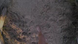 Teen Exploring Latvian Nudist Beach