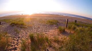 Teen Exploring Latvian Nudist Beach