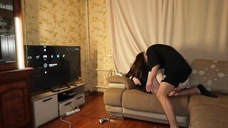 Hot Cop Knocked On Door Got Her Constricted Butt Pounded Raw